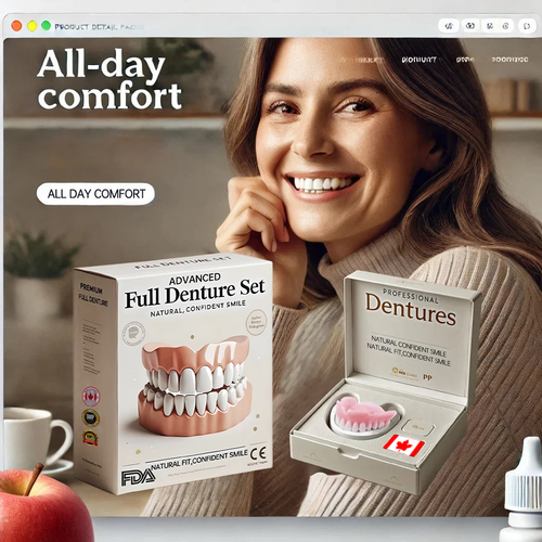 Bikenda™-🦷Advanced Customized Full Denture Set🦷 -Canadian Dental Association Certification(⏰Limited Time Discount Last 30 Minutes⏰)🌈🌈