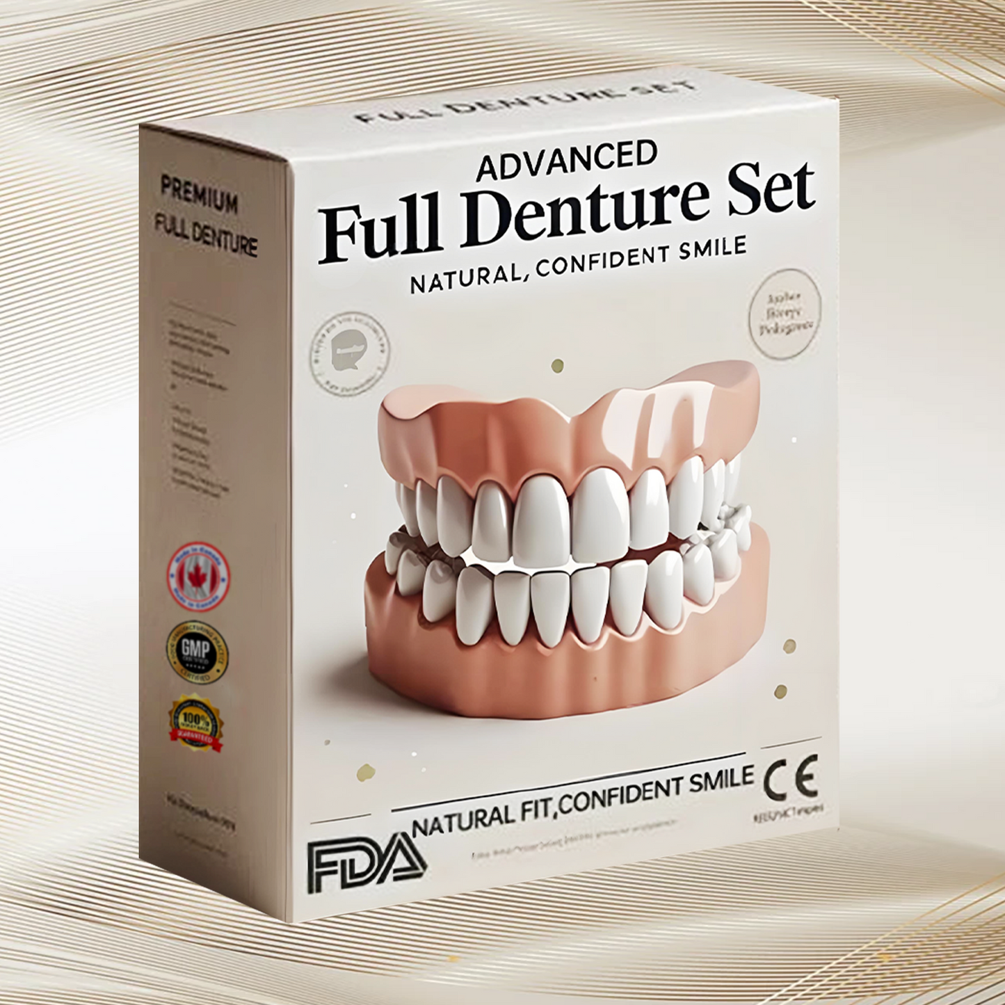 Bikenda™-🦷Advanced Customized Full Denture Set🦷 -Canadian Dental Association Certification(⏰Limited Time Discount Last 30 Minutes⏰)🌈🌈
