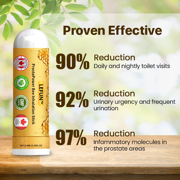 Say goodbye to prostate discomfort🌟LEFUN™ ProstaPower Bee Inhalation Stick🌟(Fast-acting and long-lasting)