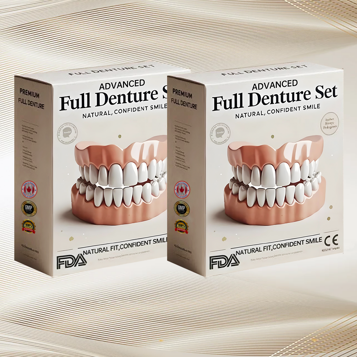 Bikenda™-🦷Advanced Customized Full Denture Set🦷 -Canadian Dental Association Certification(⏰Limited Time Discount Last 30 Minutes⏰)🌈🌈
