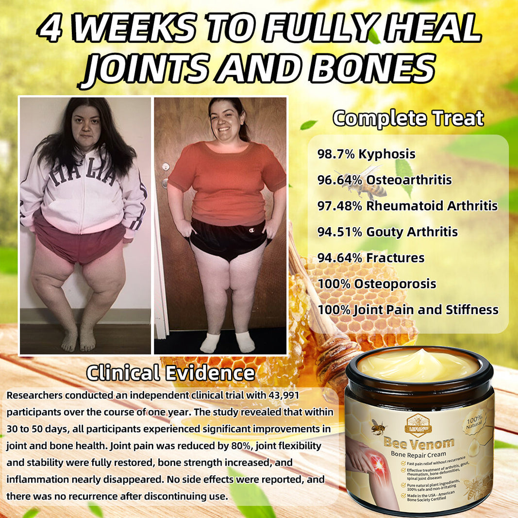 ✨✨𝗟𝗘𝗙𝗨𝗡® Bee Venom Bone Repair Cream (especially for older adults)