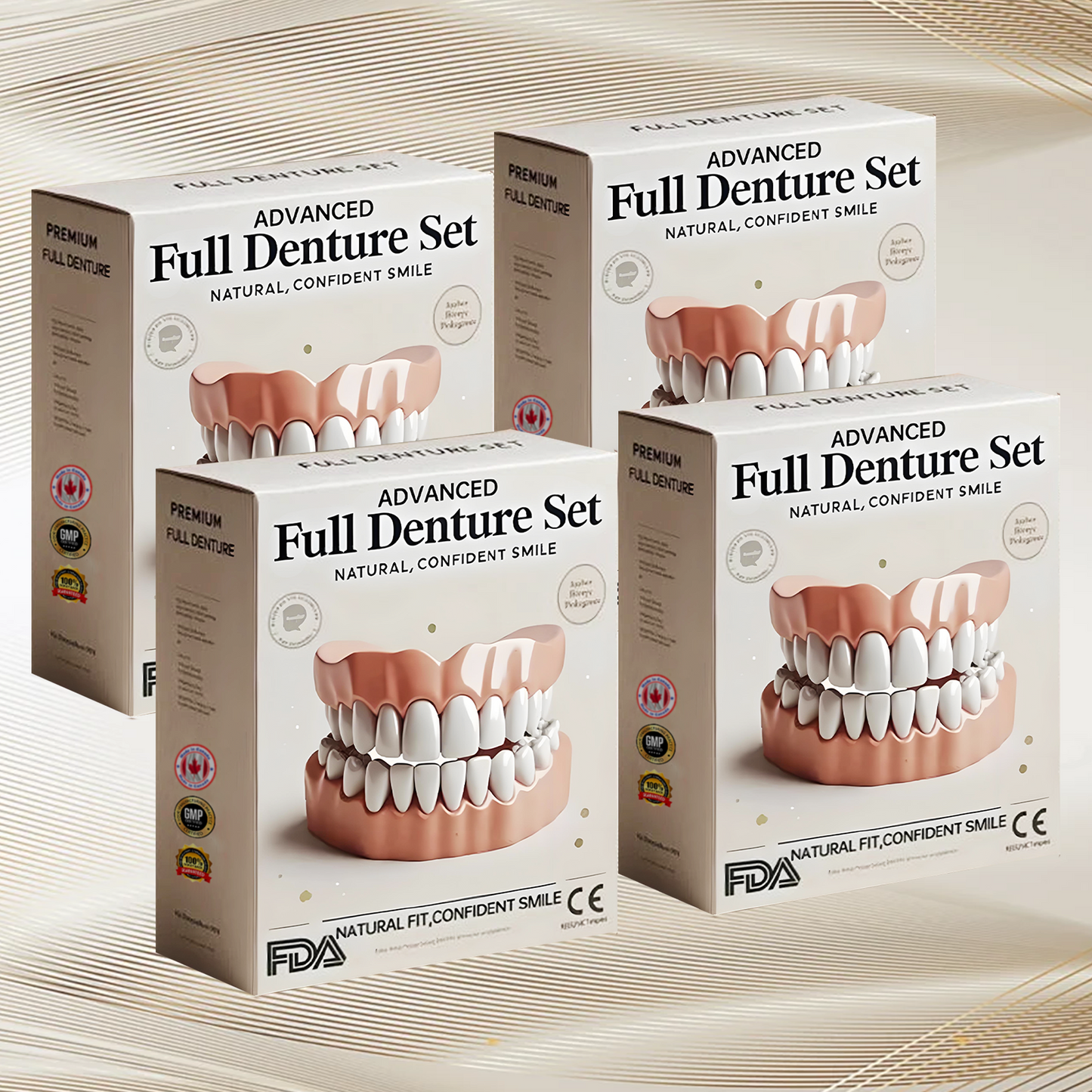 Bikenda™-🦷Advanced Customized Full Denture Set🦷 -Canadian Dental Association Certification(⏰Limited Time Discount Last 30 Minutes⏰)🌈🌈