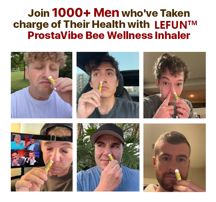 Say goodbye to prostate discomfort🌟LEFUN™ ProstaPower Bee Inhalation Stick🌟(Fast-acting and long-lasting)