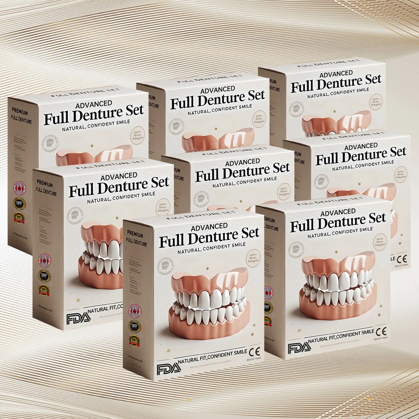 Bikenda™-🦷Advanced Customized Full Denture Set🦷 -Canadian Dental Association Certification(⏰Limited Time Discount Last 30 Minutes⏰)🌈🌈