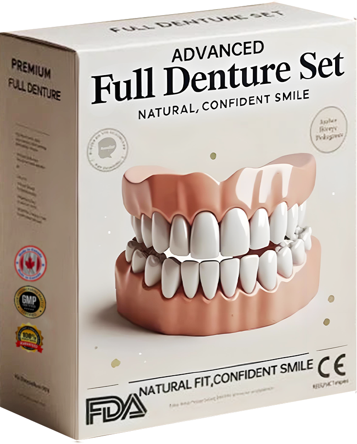 Bikenda™-🦷Advanced Customized Full Denture Set🦷 -Canadian Dental Association Certification(⏰Limited Time Discount Last 30 Minutes⏰)🌈🌈