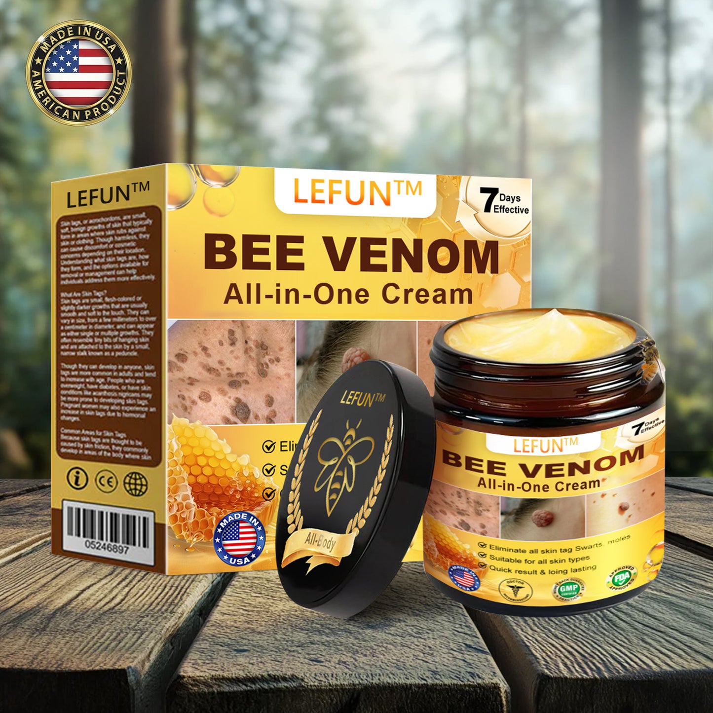 LEFUN™ Bee Venom All-in-One Cream US Dermatologist Approved-🔥🔥