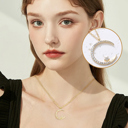 💎 Magnetotherapy Therapy Moon Star Necklace (Limited Offer 🔥 Clearance Sale - 80% Off)