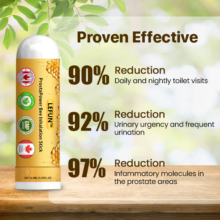 Say goodbye to prostate discomfort🍀LEFUN™ ProstaPower Bee Inhalation Stick🍀(Fast-acting and long-lasting)