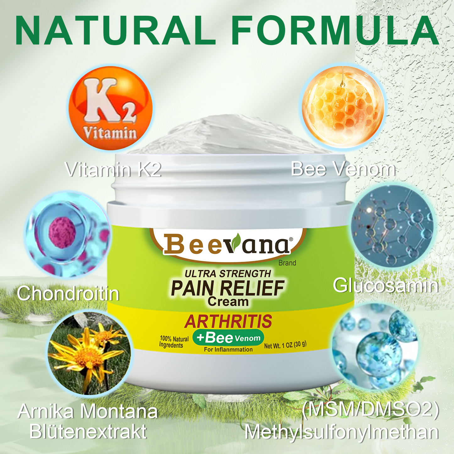 [🍀🍀Last day promotion 80% off🐝]Beevana™ Bee Venom Joint & Bone Therapy Cream (Full Body Recovery, Pure Natural Formula)x