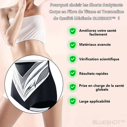 BLUESHOT™ Shorts de Modelage en Titane Médical et Fibre de Tourmaline (DERNIER JOUR DE SOLDES - 50% DE RÉDUCTION)👑👑